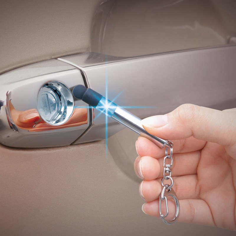 セイワ(SEIWA) 車用 キーホルダー メタルラバーアース シルバー K372