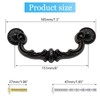 Biaungdo 4 Pcs 151mm/6 Inch Hole Center Pull Handles, Zinc