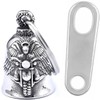 ZEPIQOR Guardian Gremlin Bravo Bell Lucky Charm Motorcycle Heart Wings