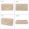 XFSRG Clutch Women's Glitter Small Envelope Bag Elegant Bridal Bag