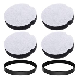Filtro de aspiradora para aspiradora vertical compacta Powerforce compacta, ligera, correa para Bissell Powerforce Compact, modelo 3508, 2112, 1520, 23T7 Series, parte 1604895/1604896 (paquete de 6)