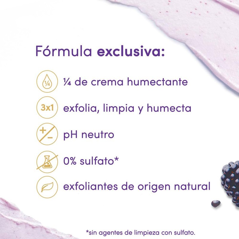 DOVE Beauty Scrub Jabón Exfoliante Corporal Mora y Cítricos, 280