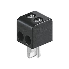 Goobay 3 Pieces Network Connector for Speaker with Fittings. Black and Red