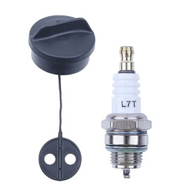 AUMEL Fuel Cap with Spark Plug for Stihl FS38 FS45 FS46 FS48 FS52 FS55 FS56 FS62 FS66 FS72 FS75 FS76 FS80 FS81 FS85 FS88 Brush Cutter Replaces 4128-350-0505