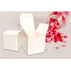 A Little Extra Co 100 pack White Boxes 3x3x3 Inches,