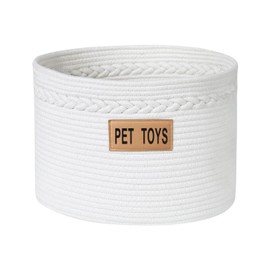 Midlee Oval Braided Handle Toys Basket