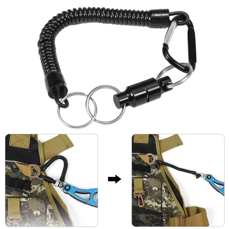 2pcs Magnetic Net Release Holder Keeper Landing Net Connector with