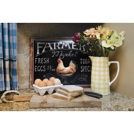 Creative Co-Op Mango Wood Cheese Board with Rope on Handle