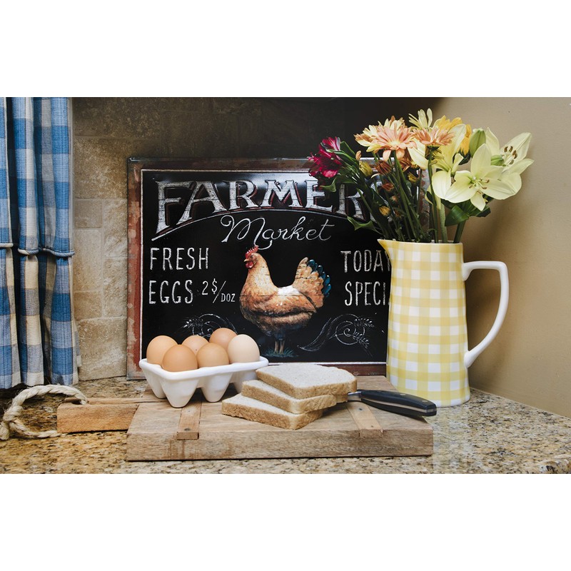 Creative Co-Op Mango Wood Cheese Board with Rope on Handle