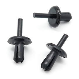 VVO Fasteners- Black Plastic Windscreen Cowl/Scuttle Panel Clips for Volvo S80, V50, S40, C70, V70 (including XC), XC70, XC90, (Pack of 10)