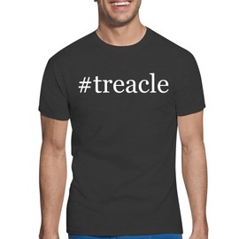 #Treacle - Hashtag Men's Funny Soft Adult T-Shirt, Black, Large