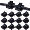 Coufce 100 PCS Cable Clips Adhesive Cord Clips for Wires