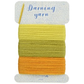 Clover ダーニング糸 イエロー系 各約16m巻 CL57-216