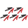 Spacnana Set of 5 U16 2 mm Crocodile Clips with