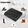 GJIE Under Bed Shoe Storage Organiser, Folding Under Bed Shoe