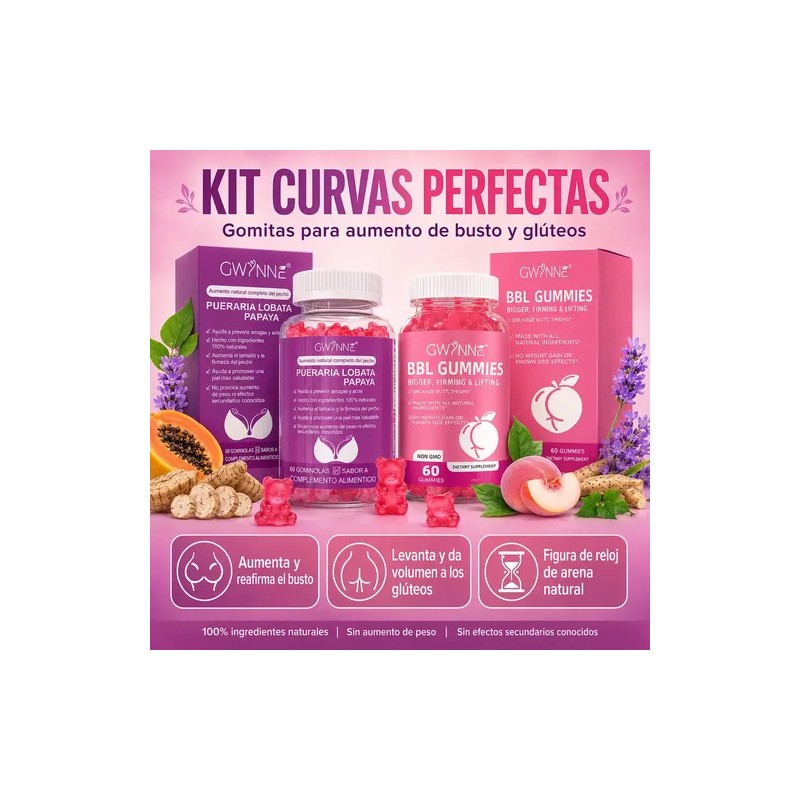 Gwynne Bbl Gummies Fenogreco Mejora Tu Busto Y Glúteos 60
