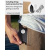 Wallet with AirTag Holder - Bifold Genuine Leather RFID Blocking