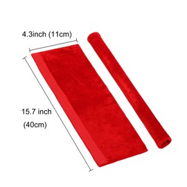 lasenersm 2 Pieces Refrigerator Door Handle Covers Kitchen Appliance Handle Covers Keep Your Kitchen Appliance Clean 15.7" x 4.3" Use for Fridge Oven Kitchen Cabinet Dishwasher (Grey)