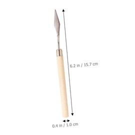 NUOBESTY 6pcs Cosmetic Mixing Tool Handle Versatile Spatula for Makeup Nail Art and Pigment Blending