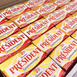 President Unsalted Butter Portions 100 x 10 Gram