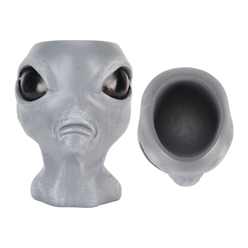 Alien Flower Pot Head Planter Pot Cute Resin Succulent Planter