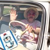 Funny Penguin Parking Disc Funny Bird Design Humorous Fun in
