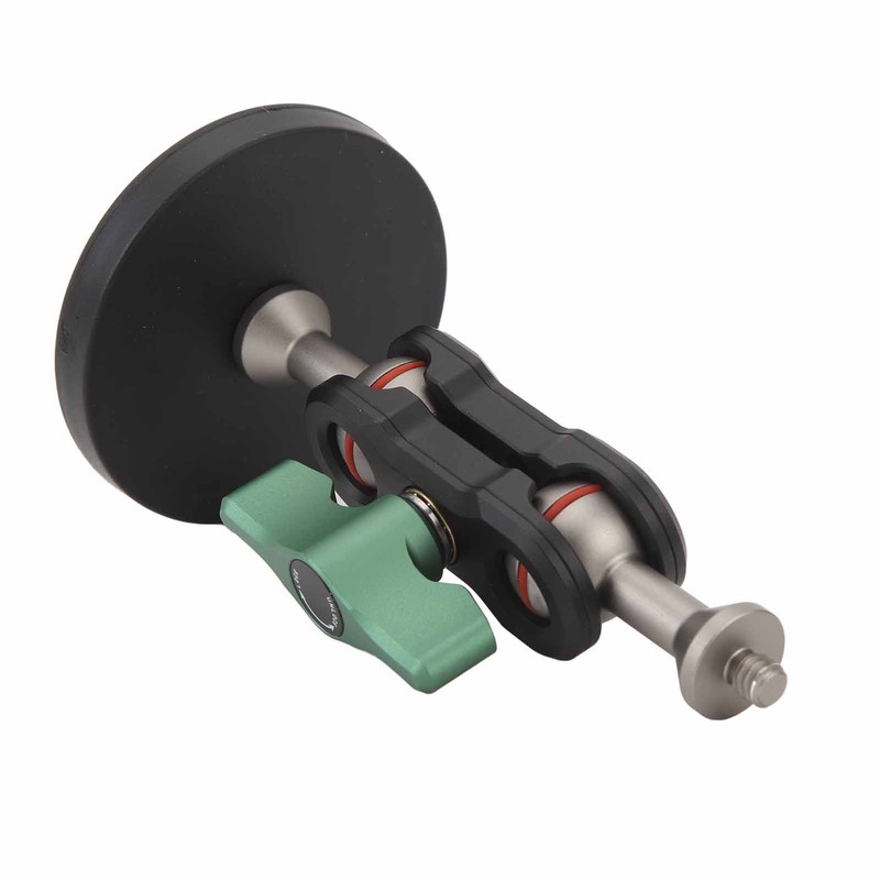 Magnetic Car Mount with Dual 360 Degree Ball Head 1/4inch