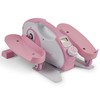 Sunny Health & Fitness Smart Pink Under-Desk Elliptical Trainer, Mini