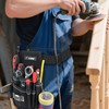 KUNN Tool Pouch,7-Pocket Electrician Pouch with Belt Clip,Tool Loop,Tape Thong