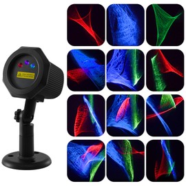 Petyoung Christmas Northern Lights Projector, 12 Lighting Galaxy Projector Star Lights with Remote Control, Adjustable Color, Speed & Brightness Night Light for Adult Party Decoration