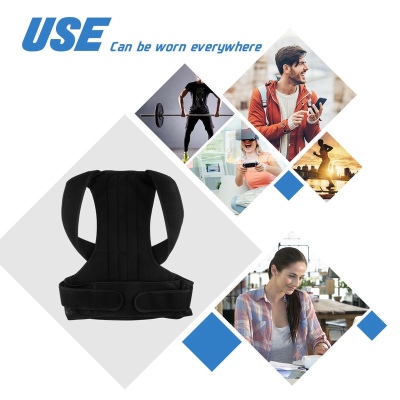 Posture Corrector for Men Women Back Brace Adjustable Straps Shoulder