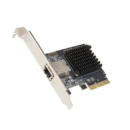 Syba 1 Port 10 Gigabit Ethernet Network Card - PCIe X4 10GB 10GBASE-T NIC Aqtion Aqc107