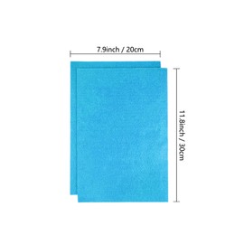 Jtnohx Color Felt, Soft Felt Sheets, 1.4mm Thick 20x30cm Handicraft Felt Fabrics for DIY and Sewing Projects (Light Blue)