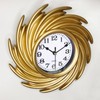 SENYURI 10 Inch Small Boho Wall Clocks Battery Operated, Gold