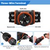 HIMOMO Cable Connector Waterproof IP68, Cable Connector Waterproof 3-Pin 3-Way