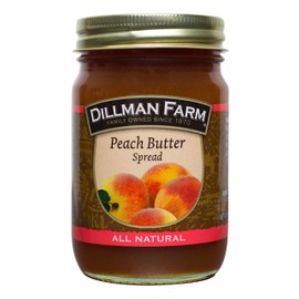 Dillman Farm Peach Butter, 16oz (Pack of 6)