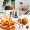Flour Sifter, Stainless Steel 3 Cup Flour Sifters for Baking,