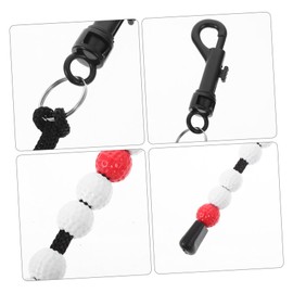 Outanaya 2pcs Golf Counter Beaded Scoring Keeper Wristband Style Golfing Training Tool Easy Use Clicker for Outdoor Golf Enthusiasts