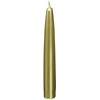 Zest Candle 12-Piece Taper Candles, 6-Inch, Metallic Gold