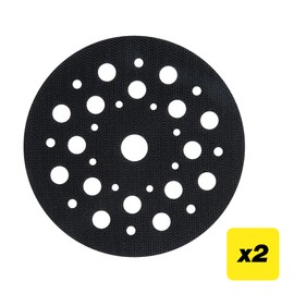 Trend 125 mm Pad Saver for Random Orbital ROS Sanders, 2 Pack, Hook and Loop Interface to Protect Backing Pads and Extend Lifespan, AB/PAD/125