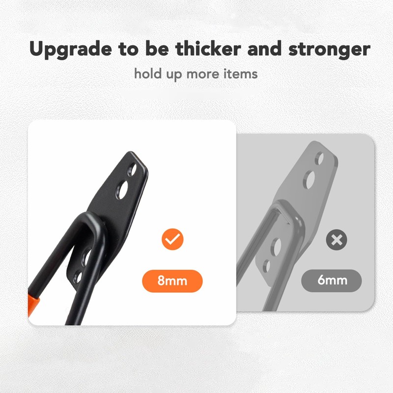 Wallavant Skateboard Hooks 2-Pack Small Utility Heavy Duty Holder Garage