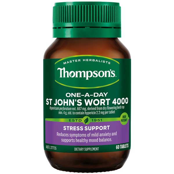 Thompson's St John's Wort 4000 One-a-Day Tablets 60