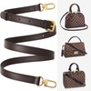 RICLVS Genuine Vachetta Leather Crossbody Strap Genuine Leather Adjustable Replacement