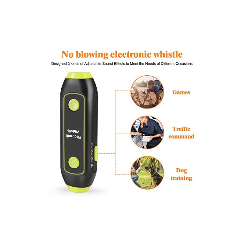 Luz LED de Entrenamiento con Silbato Electrónico para Deportes, Camping,