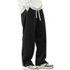 Hidkat Mens Corduroy Casual Pants Fashion Loose Fit Wide Leg