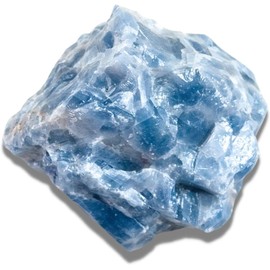 Mineralist Collection Calcite Blue, Natural Calcite Rocks, High Energy Quartz Crystal Clusters, Thoughful Gift for Valentine's Day, Spiritual, Reiki, Yoga, Meditation, Chakra - 5-7 lb