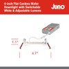 Juno LED Recessed Lights 4 Inch Round Baffle Wafer Downlight,