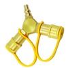 GUOFALDE 1/4" RV Propane Quick Connect Adapter, Propane Tee Y