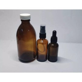 Meliars Botella Ambar 250ml, Atomizador 50ml Amb, Gotero 30 Ml Ambar