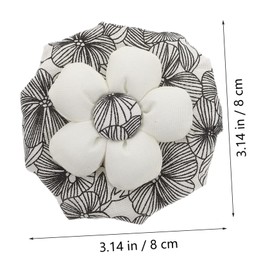 Angoily 4pcs Door Handle Covers Anti-Freeze Knob Protectors for Home Classroom Easy to Install Soft Washable Prevents Cold Touch Floral Design